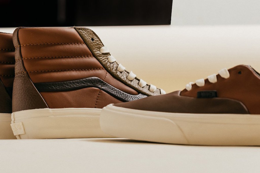 Vans Vault Reissue Premium Leather Multi Brown Pack