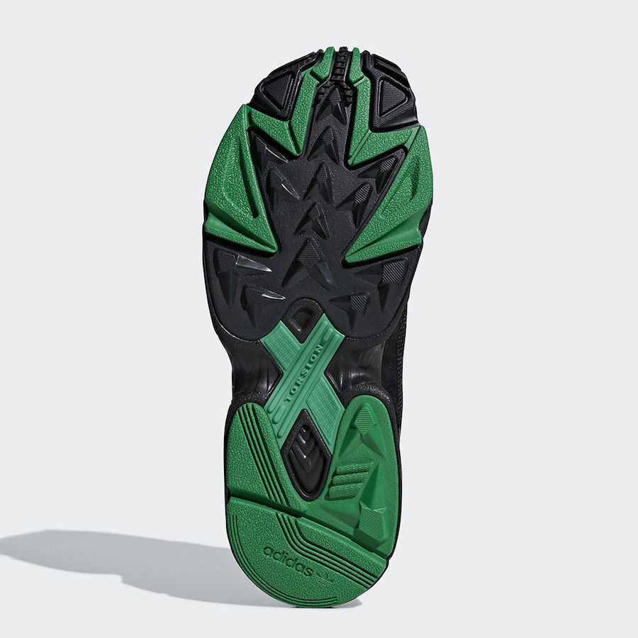 adidas Falcon Core Black Green F97483 Release Date