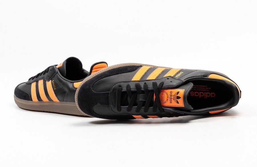 adidas samba black and orange