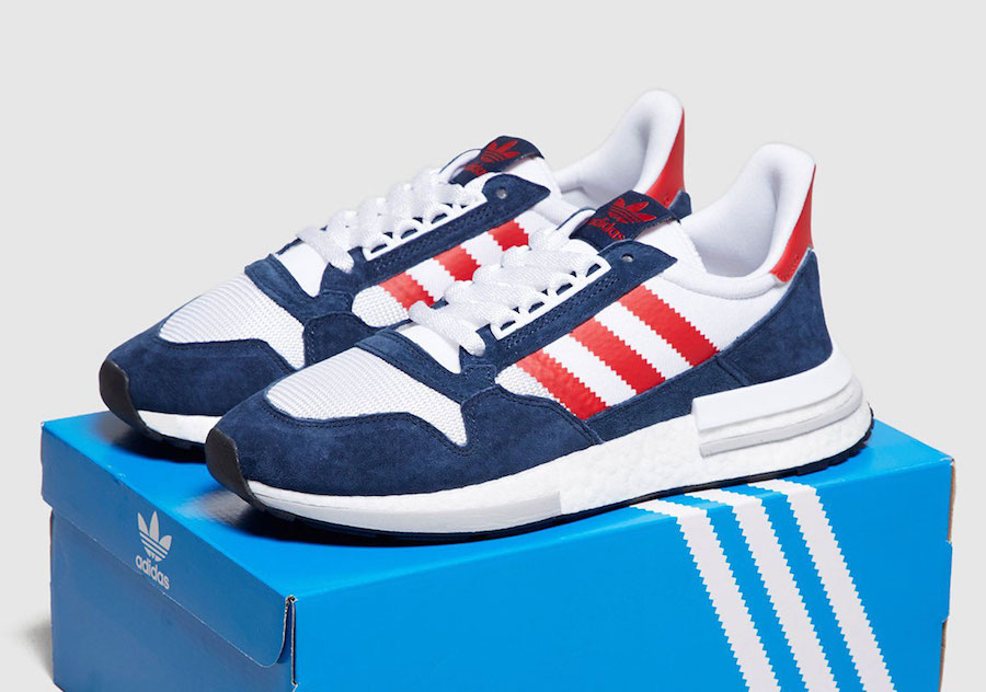 adidas ZX 500 RM Red White Blue 