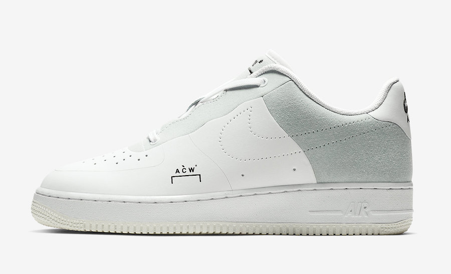 A-COLD-WALL ACW Nike Air Force 1 White BQ6924-100 Release Date