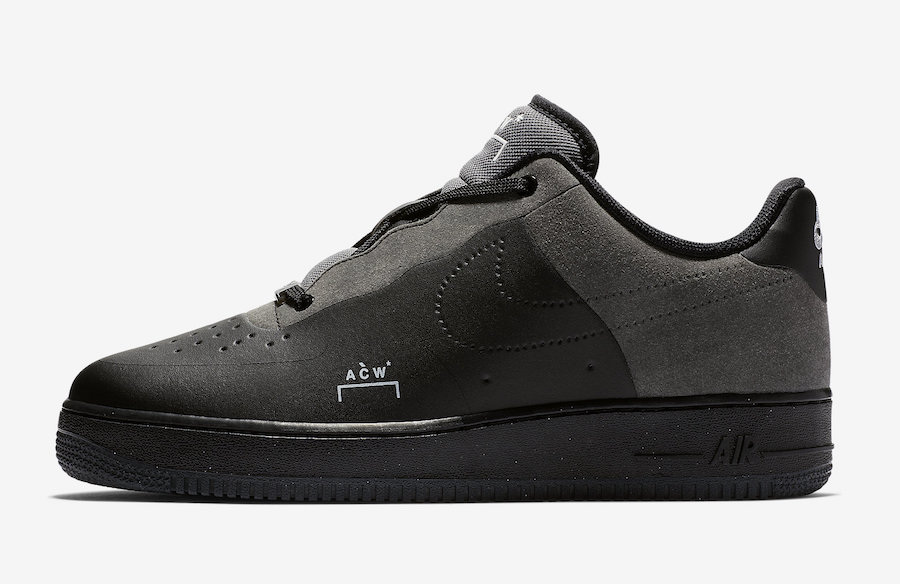 A Cold Wall x Nike Air Force 1 Black BQ6924-001 Release Date Price