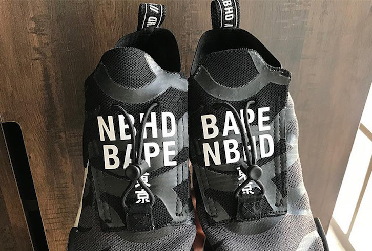 BAPE x Neighborhood x adidas NMD TS1 Release Date - SBD