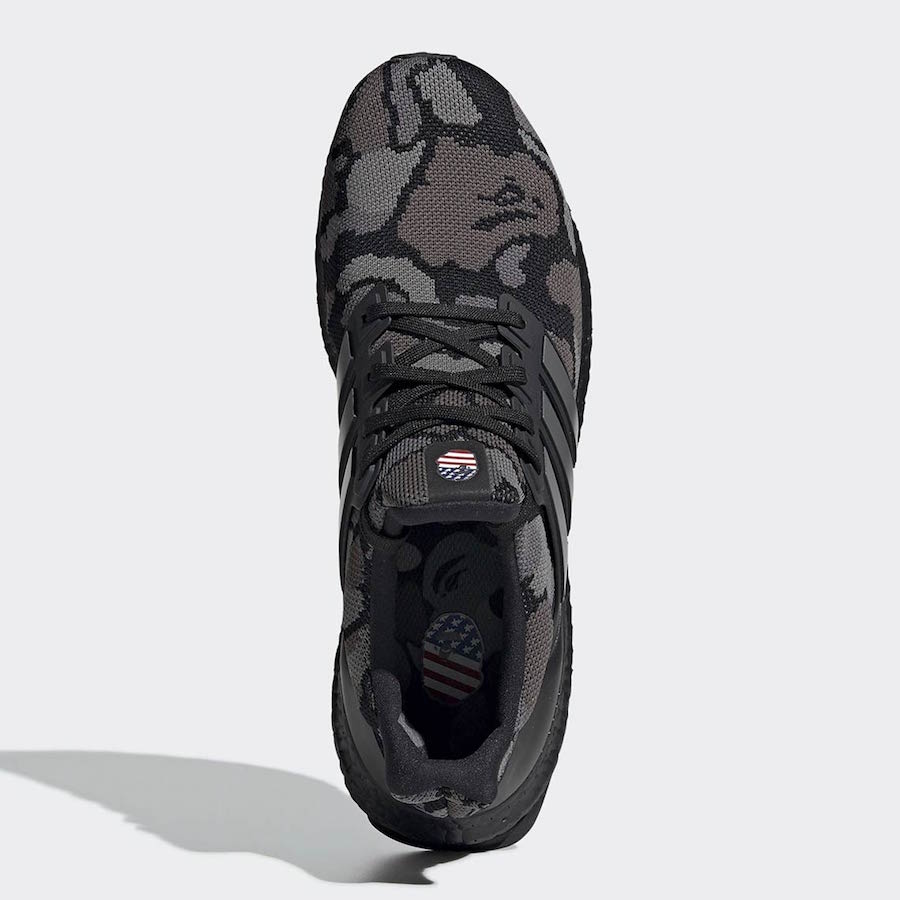 Bape adidas Ultra Boost Black Camo G54784 Release Date