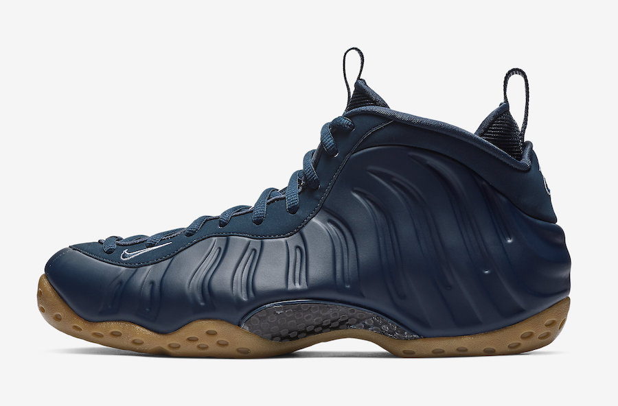 Nike Air Foamposite One Midnight Navy Gum 314996-405 Release Date Price