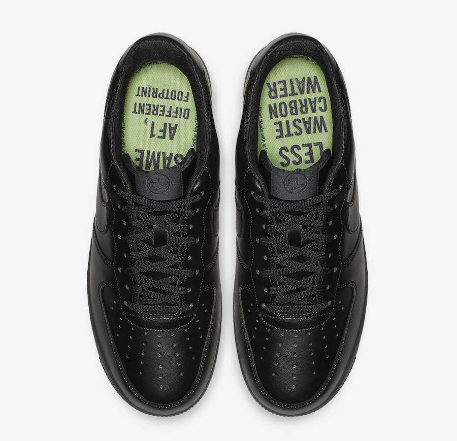 Nike Air Force 1 Flyleather Triple Black BV1391-001 Release Date