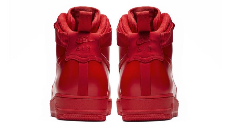 foamposite air force 1 red