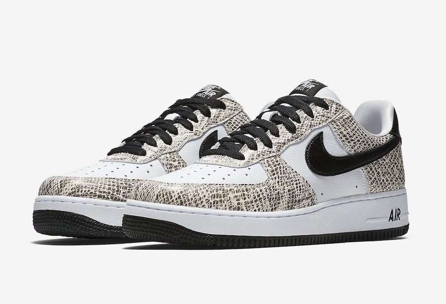 Nike Air Force 1 Low Cocoa Snake 845053-104 Release Date Price
