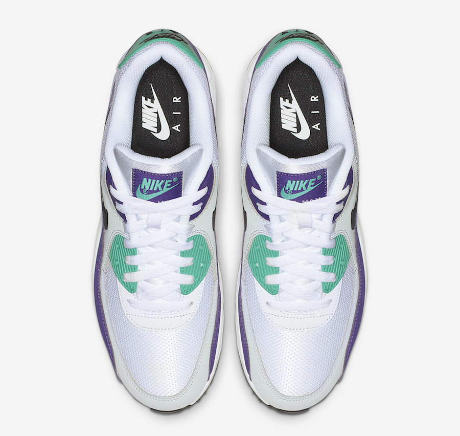 Nike Air Max 90 Grape White Jade Purple AJ1285-103 Release Date