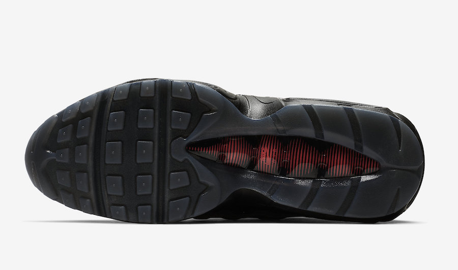 Nike Air Max 95 Black Ember Glow Dark Grey AO2450-001 Release Date