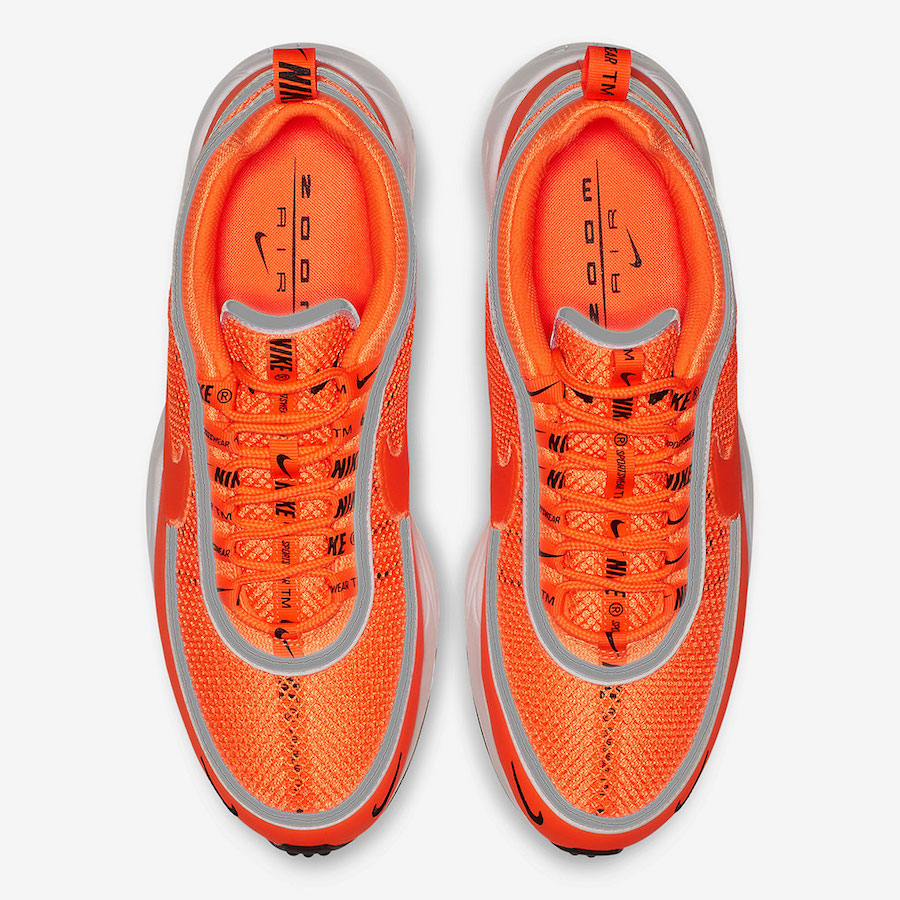 Nike Air Zoom Spiridon Total Orange AJ2030-800 Release Date