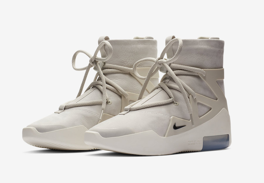 Nike Air Fear of God 1 Light Bone AR4237-002 Release Date - SBD