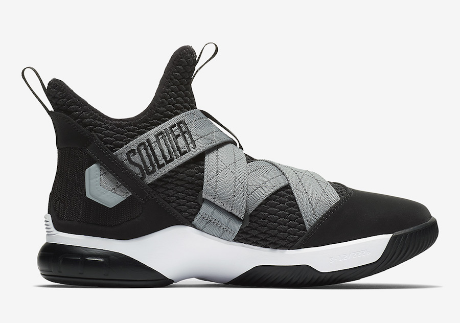 Nike LeBron Soldier 12 Black Grey AO4054-004 Release Date