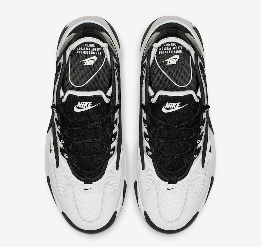 Nike Zoom 2K Black White AO0354-100 Release Date