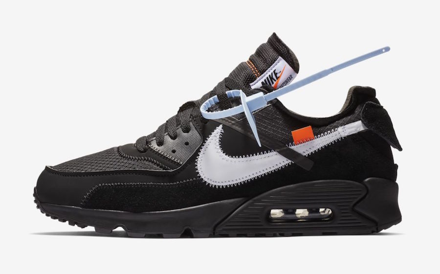 Off White Nike Air Max 90 Black Release Date AA7293-001 