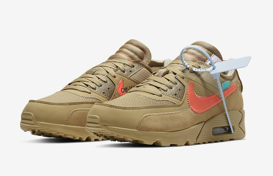 Off-White Air Max 90 Desert Ore AA7293-200 Release Date Price