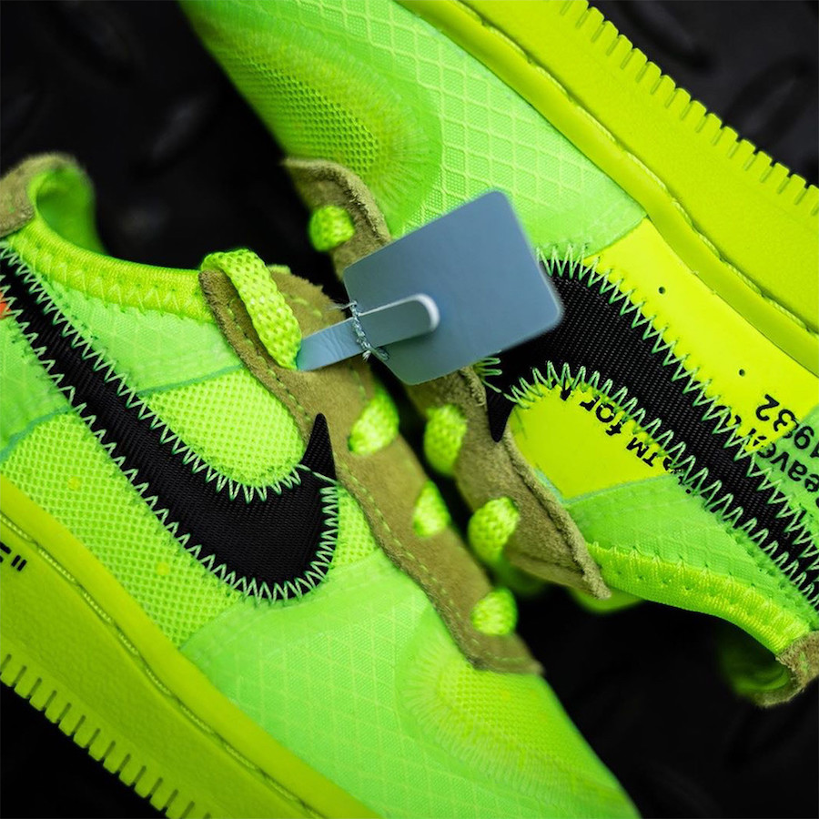 Off-White Nike Air Force 1 Volt Toddler Release Date