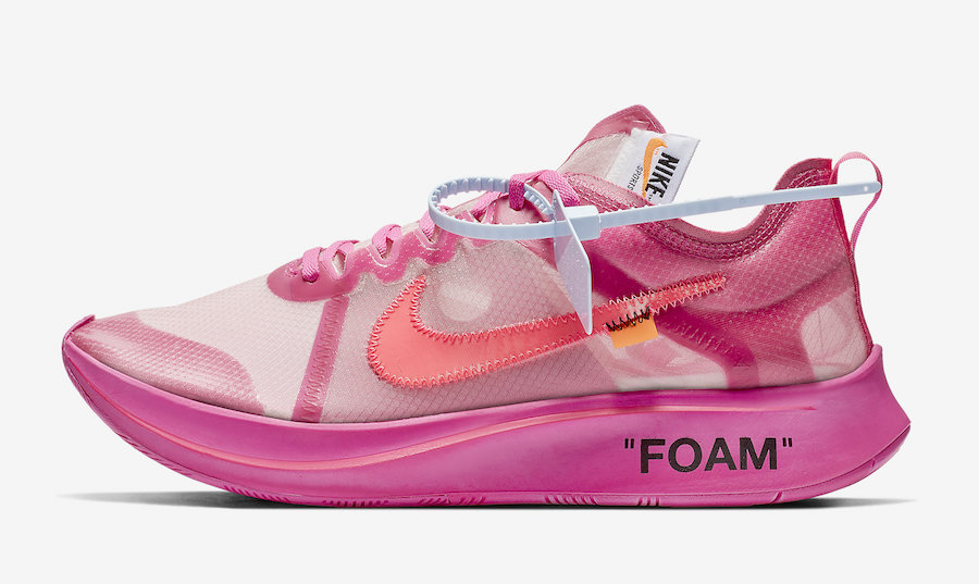 Off-White Nike Zoom Fly SP Pink AJ4588-600 Release Date Price