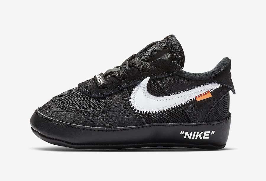 Off-White x Nike Air Force 1 Low Black Toddler BV0854-001 Release Date