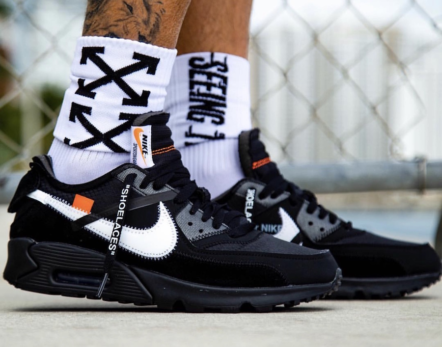 nike air max black off white