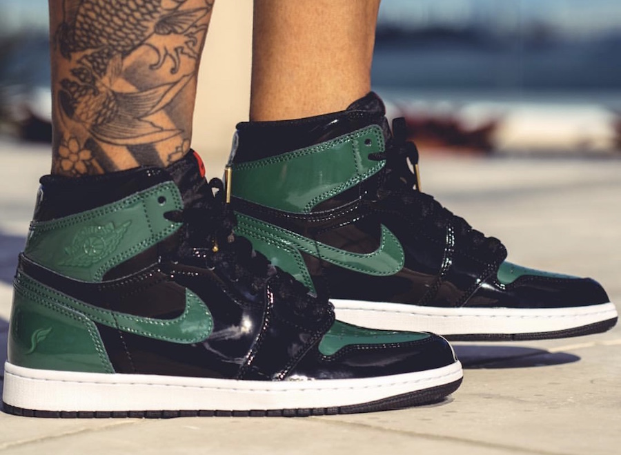 SoleFly Air Jordan 1 Patent Leather On-Foot