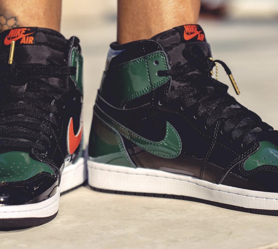 SoleFly Air Jordan 1 Patent Leather On-Foot