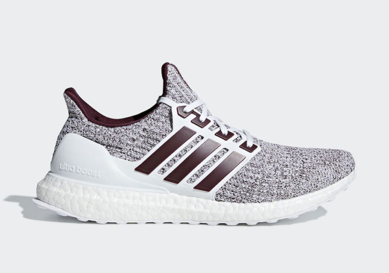 adidas Ultra Boost 4.0 White Burgundy EE3705 Release Date - SBD