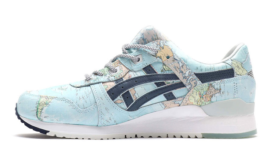 atmos ASICS Gel Lyte III World Map Release Date Price
