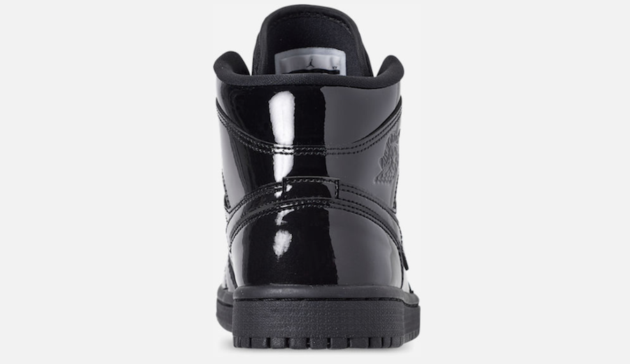Air Jordan 1 Mid Patent Leather Black BQ6472-002