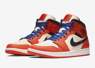 Air Jordan 1 Mid Team Orange 852542-800 Release Date