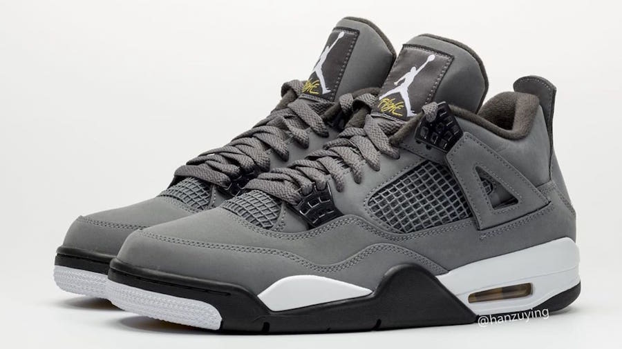 jordan 4 cool grey retail