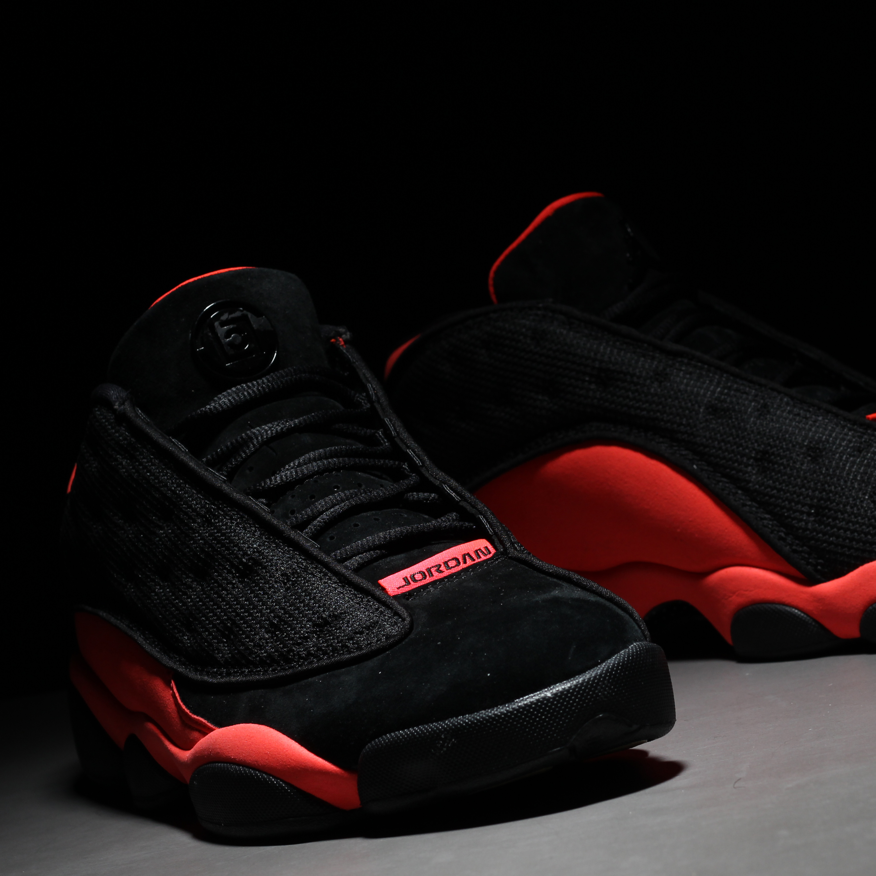 CLOT x Air Jordan 13 Low Black Infrared (Infra Bred) •