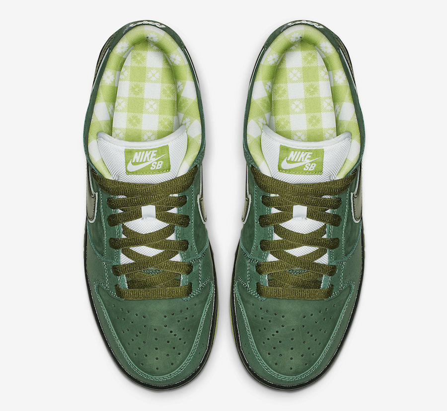 Concepts Nike SB Dunk Low Green Lobster BV1310-337 Release Date Price