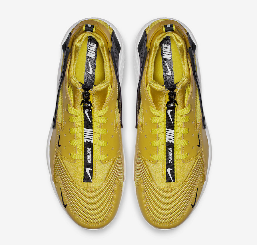 Nike Air Huarache Zip Bright Citron BQ6164-700 Release Date