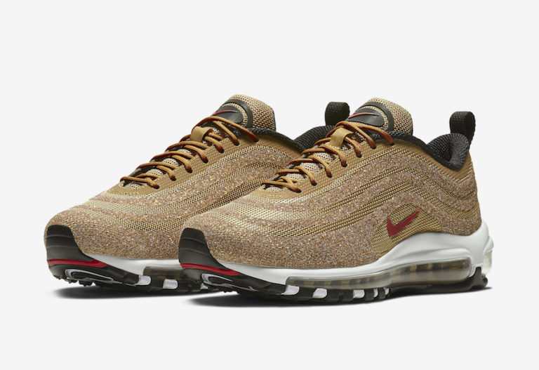 Nike Air Max 97 Swarovski Metallic Gold 927508 700 Release Date Sbd