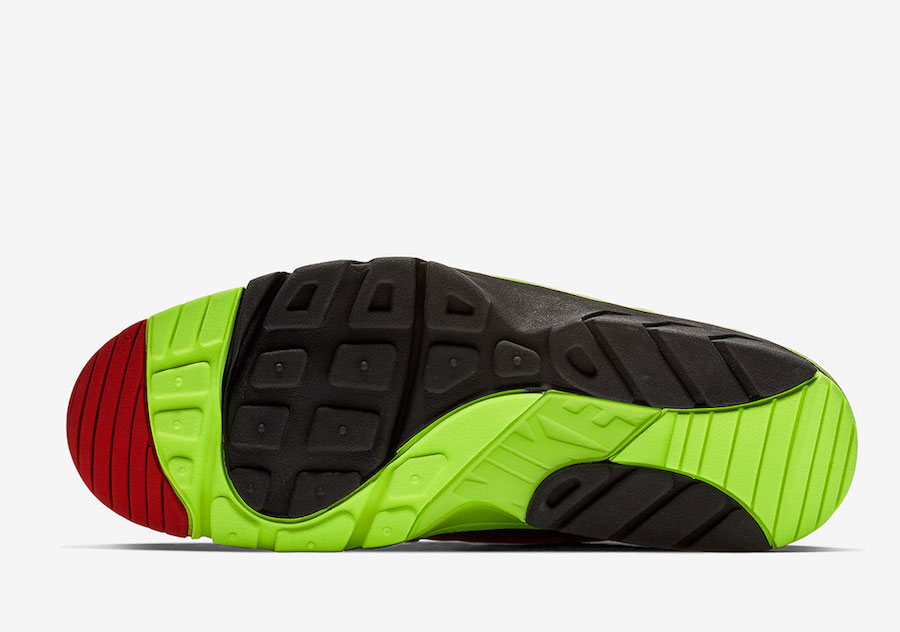 nike air trainer huarache red and black