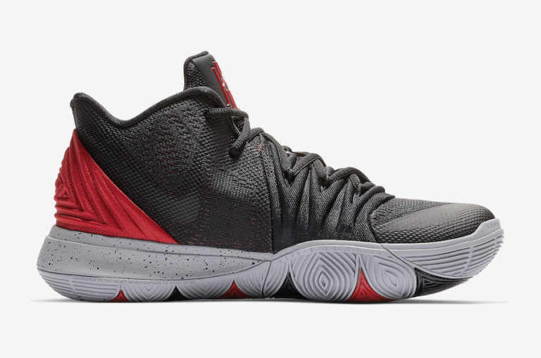 all red kyrie 5