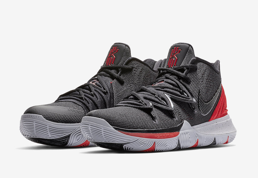 red black kyrie 5