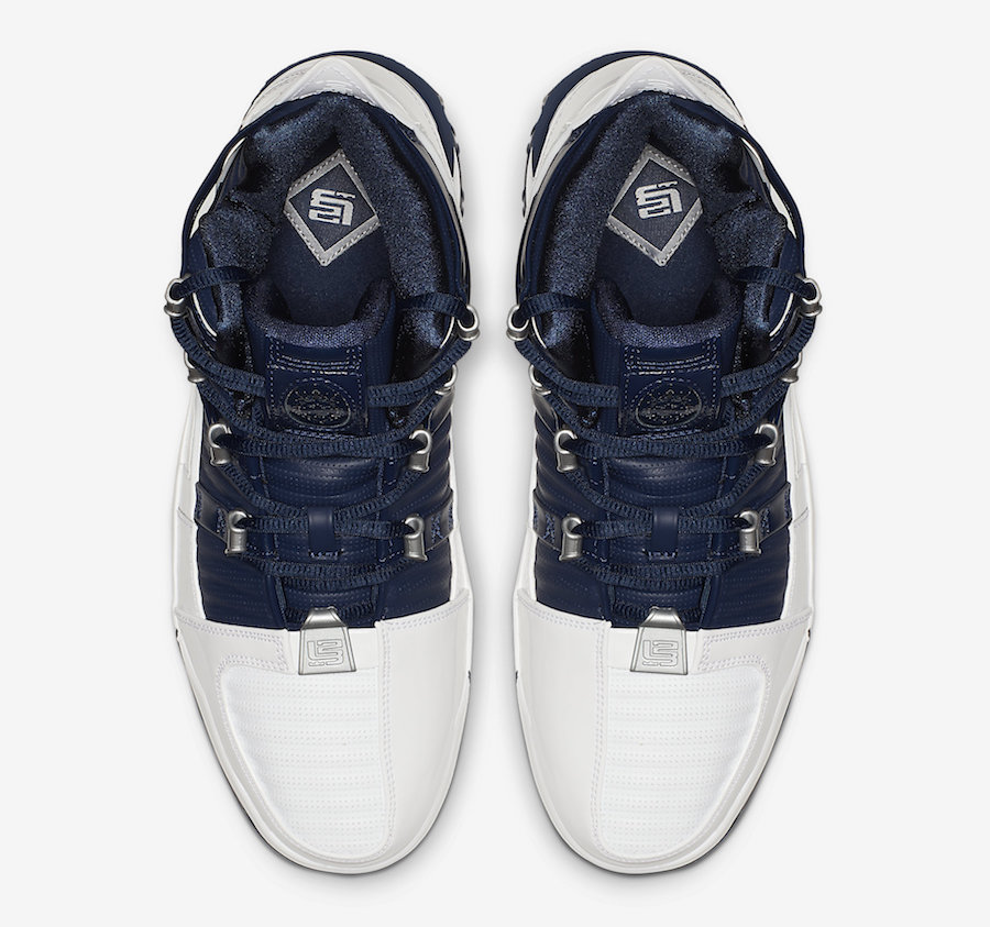 Nike Zoom LeBron 3 White Navy AO2434-103 Release Date