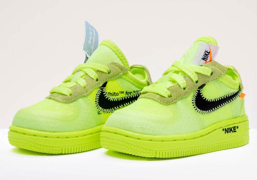 Off-White Nike Air Force 1 Kids Sizing 