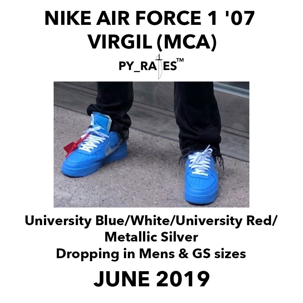Off-White Nike Air Force 1 University Blue Release Date