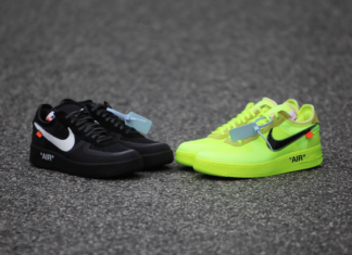 Off-White Nike Air Force 1 Volt AO4606-700 Black AO4606-001 Release Date