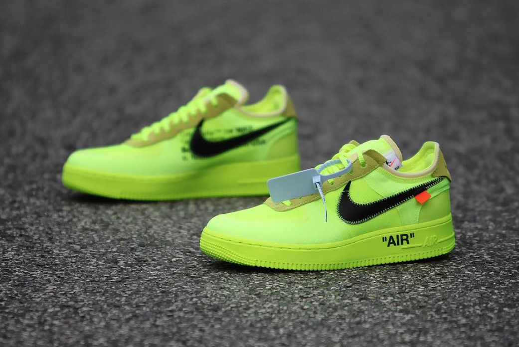 Off-White Nike Air Force 1 Volt AO4606-700 Release Date