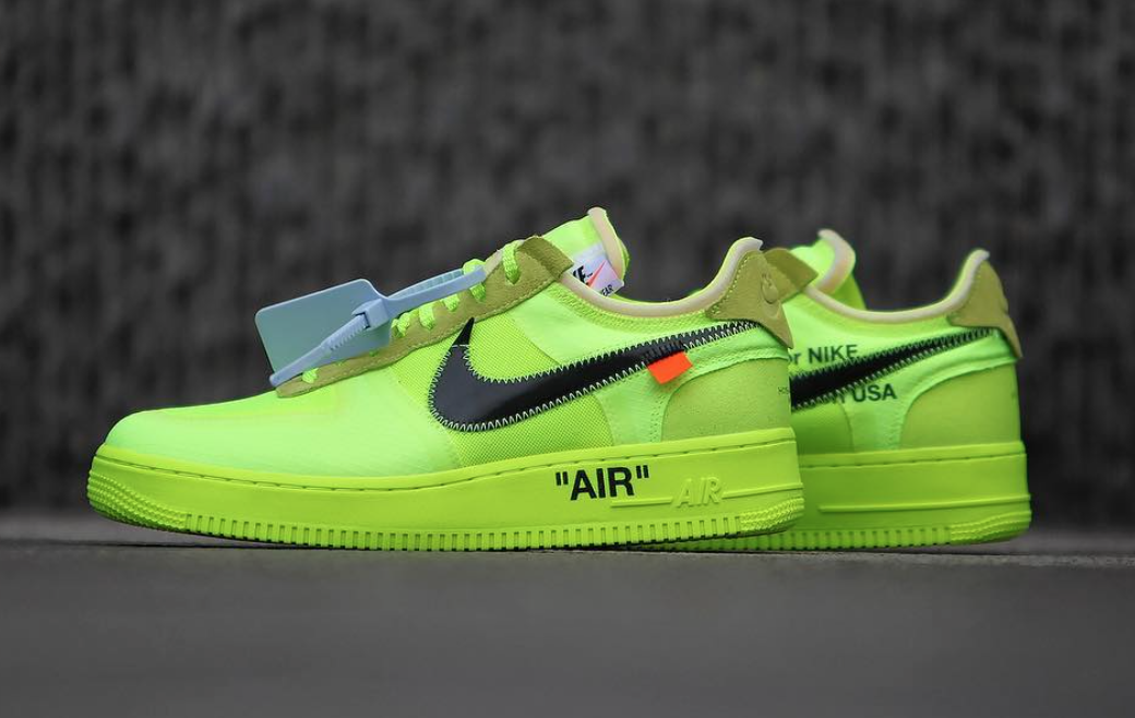 alledaags Politie zout Off-White Nike Air Force 1 Volt AO4606-700 Black AO4606-001 Release Date -  SBD