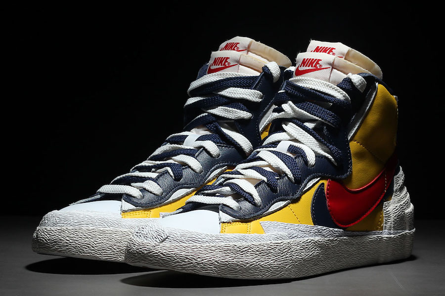Sacai Nike Blazer Mid Yellow BV0072-700 Release Date