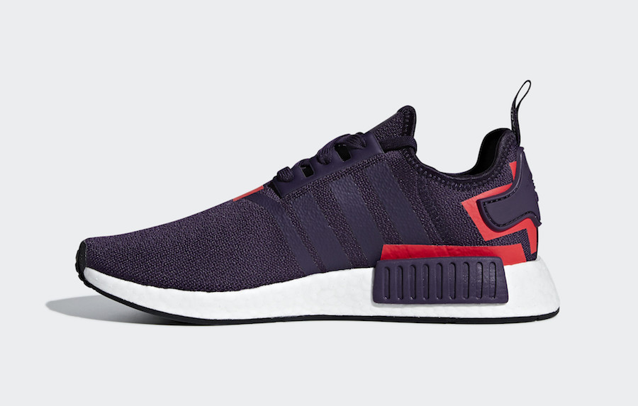 adidas NMD R1 Legend Purple Shock Red BD7752 Release Date - SBD