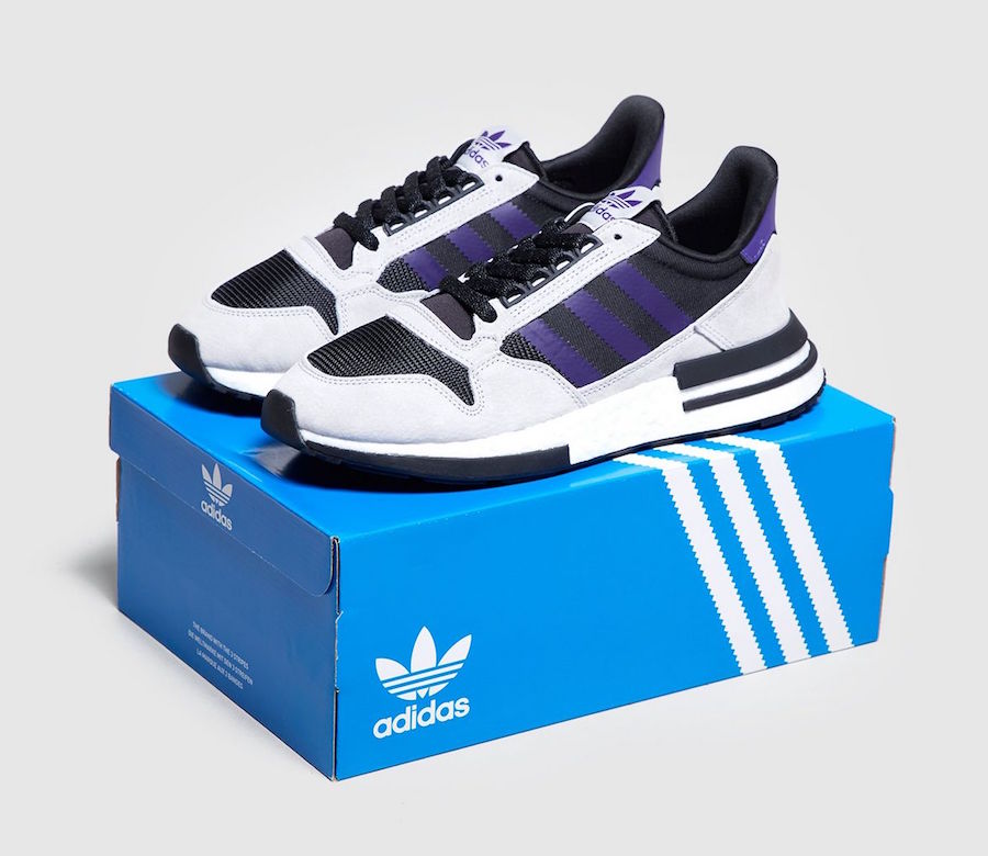 adidas ZX 500 RM Black Purple size Exclusive Release Date