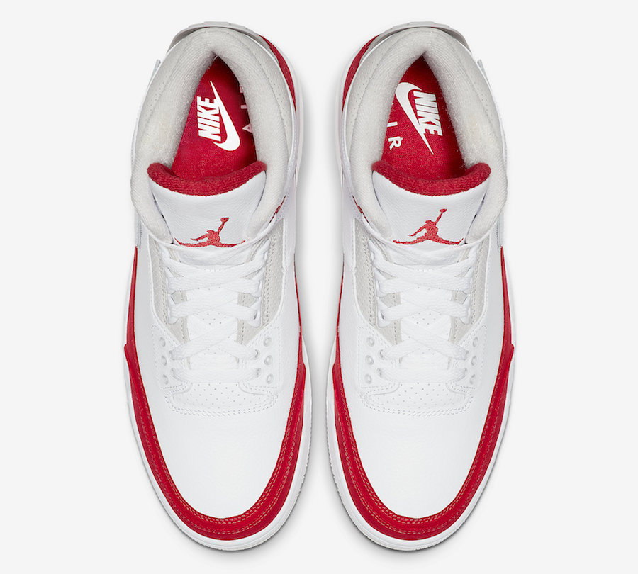 Air Jordan 3 Tinker White University Red CJ0939-100 Release Date