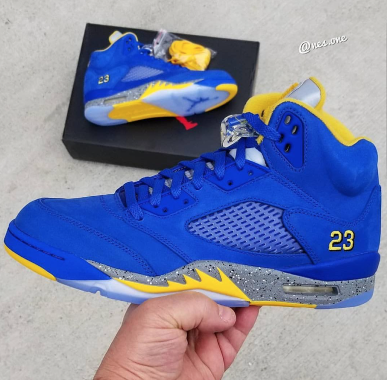 Air Jordan 5 JSP Laney Varsity Maize Varsity Royal Release Date