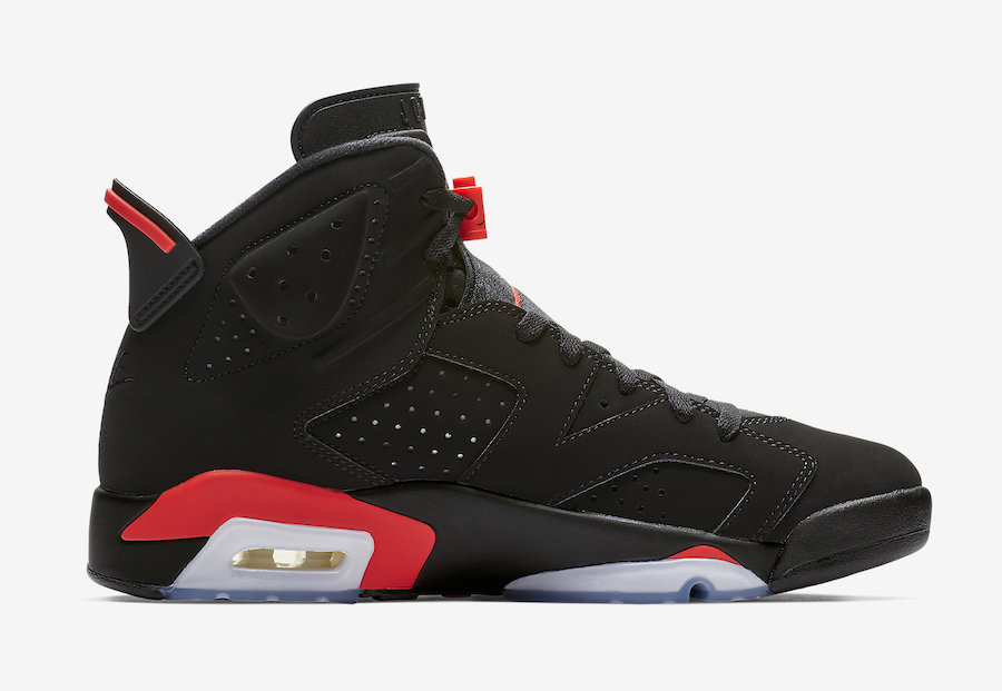 Air Jordan 6 Black Infrared 2019 Retro 384664-060 Release Date Price